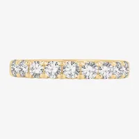 9-Stone (H-I / Si1-Si2) 2 CT. T.W. Lab Grown White Diamond 14K Gold Wedding Band