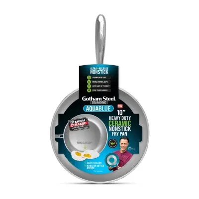 Gotham Steel Aqua Blue 10" Non-Stick Frying Pan with Cool Touch Handle