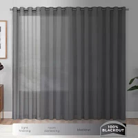 Eclipse Kids Bow Tab Top Blackout Single Curtain Panels