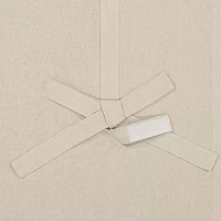 Mercantile Drop Cloth Light-Filtering Rod Pocket Single Tie-Up Shades