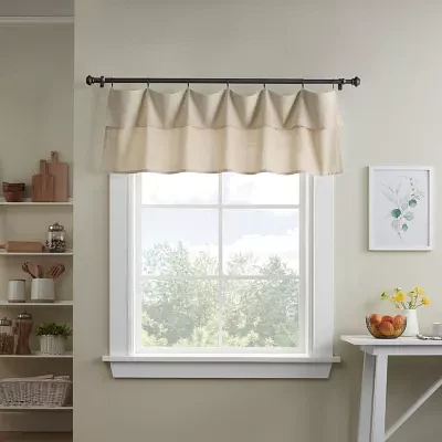 Mercantile Drop Cloth Ring Top Tailored Valances