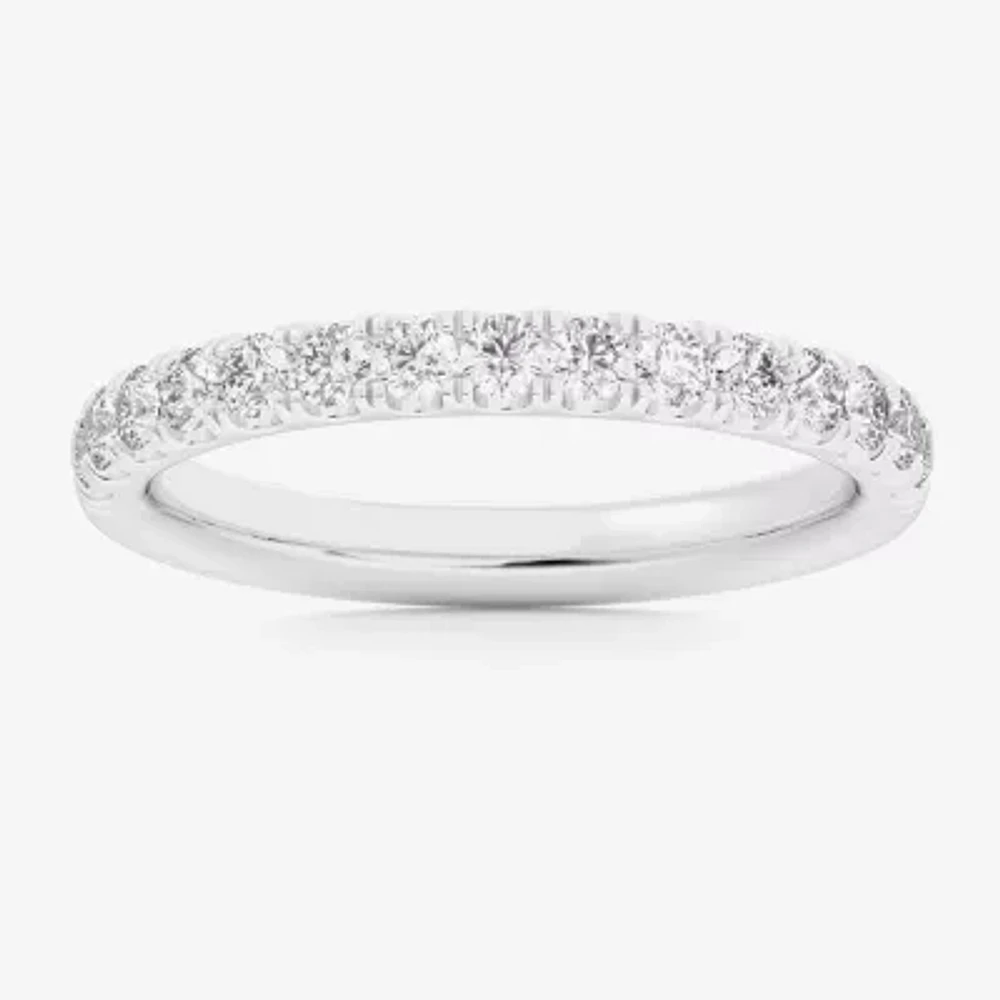 Signature By Modern Bride (Si1-Si2/H-I) 2MM 1/2 CT. T.W. Lab Grown White Diamond 14K Gold Wedding Band