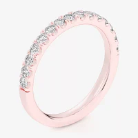 Signature By Modern Bride (Si1-Si2/H-I) 2MM 1/2 CT. T.W. Lab Grown White Diamond 14K Gold Wedding Band