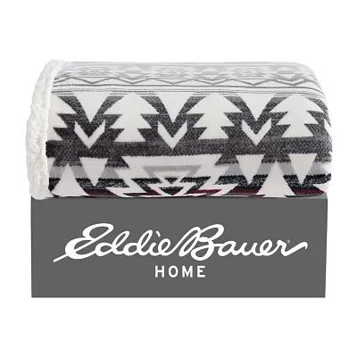 Eddie Bauer Clyde Hill Stripe Washable Lightweight Throw