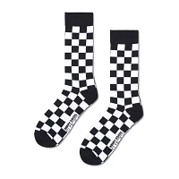 Happy Socks LITE Check 1 Pair Crew Mens