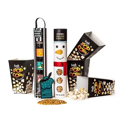 Wabash Valley Farms Seasoned Snowman Popcorn Food Set