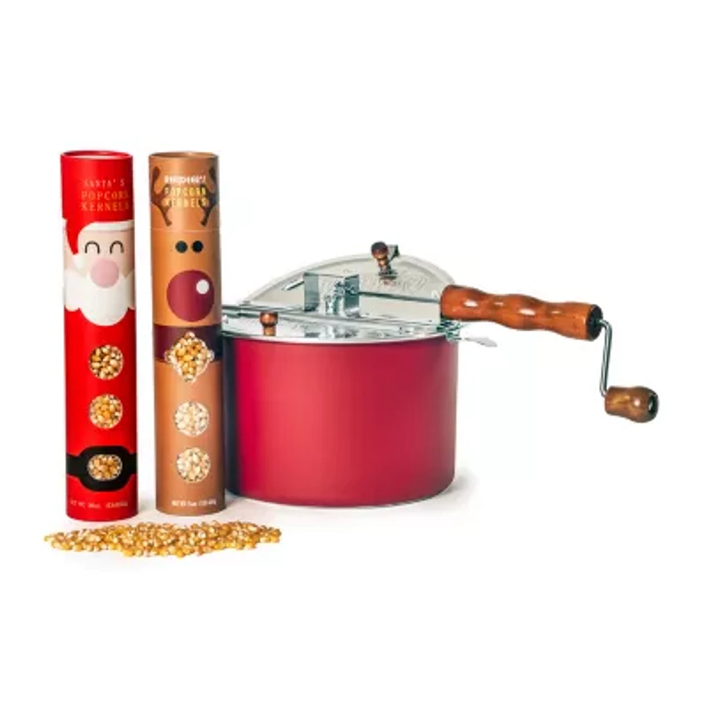 Wabash Valley Farms Christmas Classic Popcorn Collection Food Set