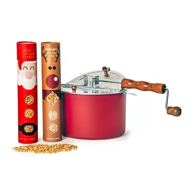 Wabash Valley Farms Christmas Classic Popcorn Collection Food Set