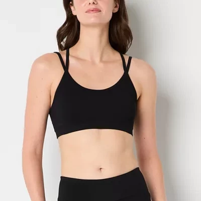 Xersion Light Support Strappy Back Sports Bra