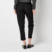 Stylus Womens Mid Rise Tapered Drawstring Pants