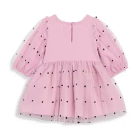 Mia & Mimi Baby Girls 2-pc. 3/4 Sleeve A-Line Dress