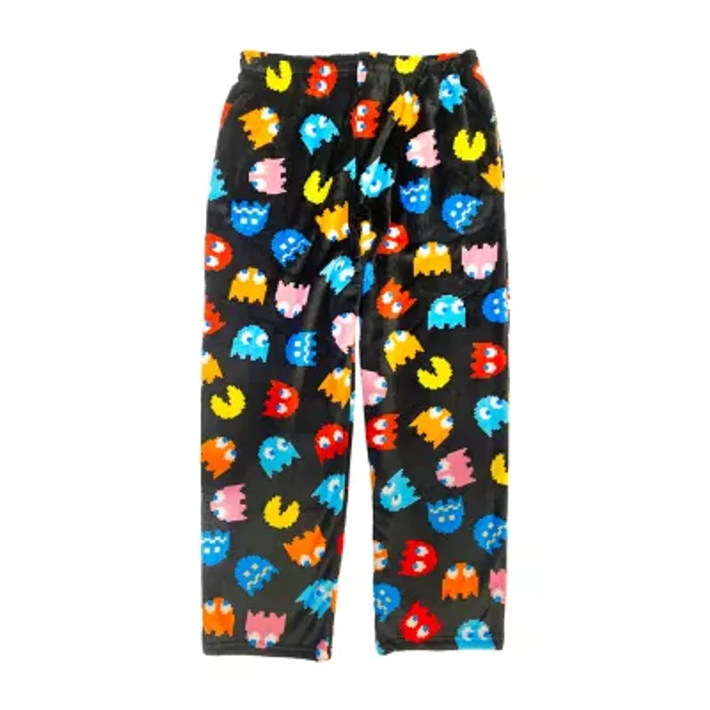 Bandai Namco Pacman Mens Fleece Pajama Pants