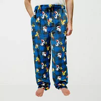 Disney Mjc Mickey and Friends Mens Fleece Pajama Pants