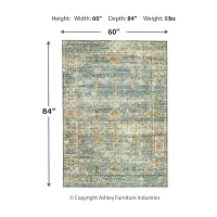 Signature Design by Ashley® Harwins Washable Indoor Rectangular Area Rug