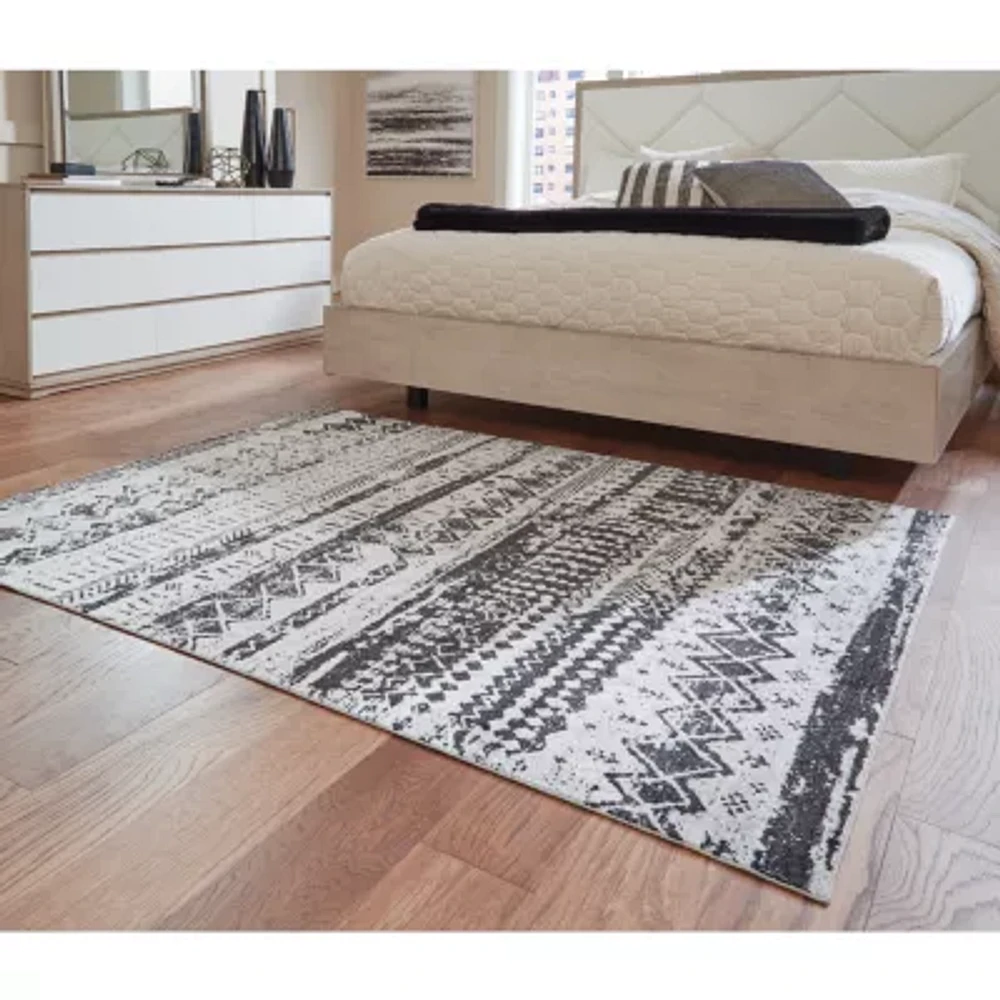 Signature Design by Ashley® Devman Washable Indoor Rectangular Area Rug