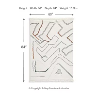 Signature Design by Ashley® Cadeworth Washable Indoor Rectangular Area Rug