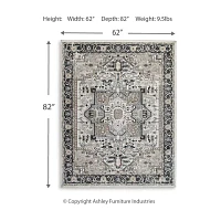 Signature Design by Ashley® Gregmoore Washable Indoor Rectangular Area Rug