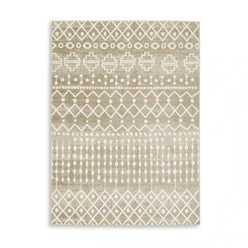 Signature Design by Ashley® Bunchly Washable Indoor Rectangular Area Rug