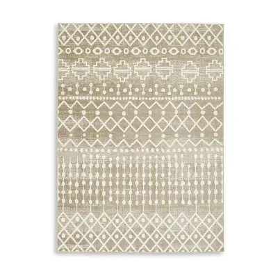 Signature Design by Ashley® Bunchly Washable Indoor Rectangular Area Rug