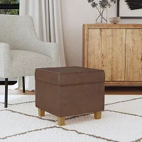 Homepop Storage Lift-Top Upholstered Ottoman