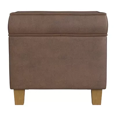 Homepop Storage Lift-Top Upholstered Ottoman