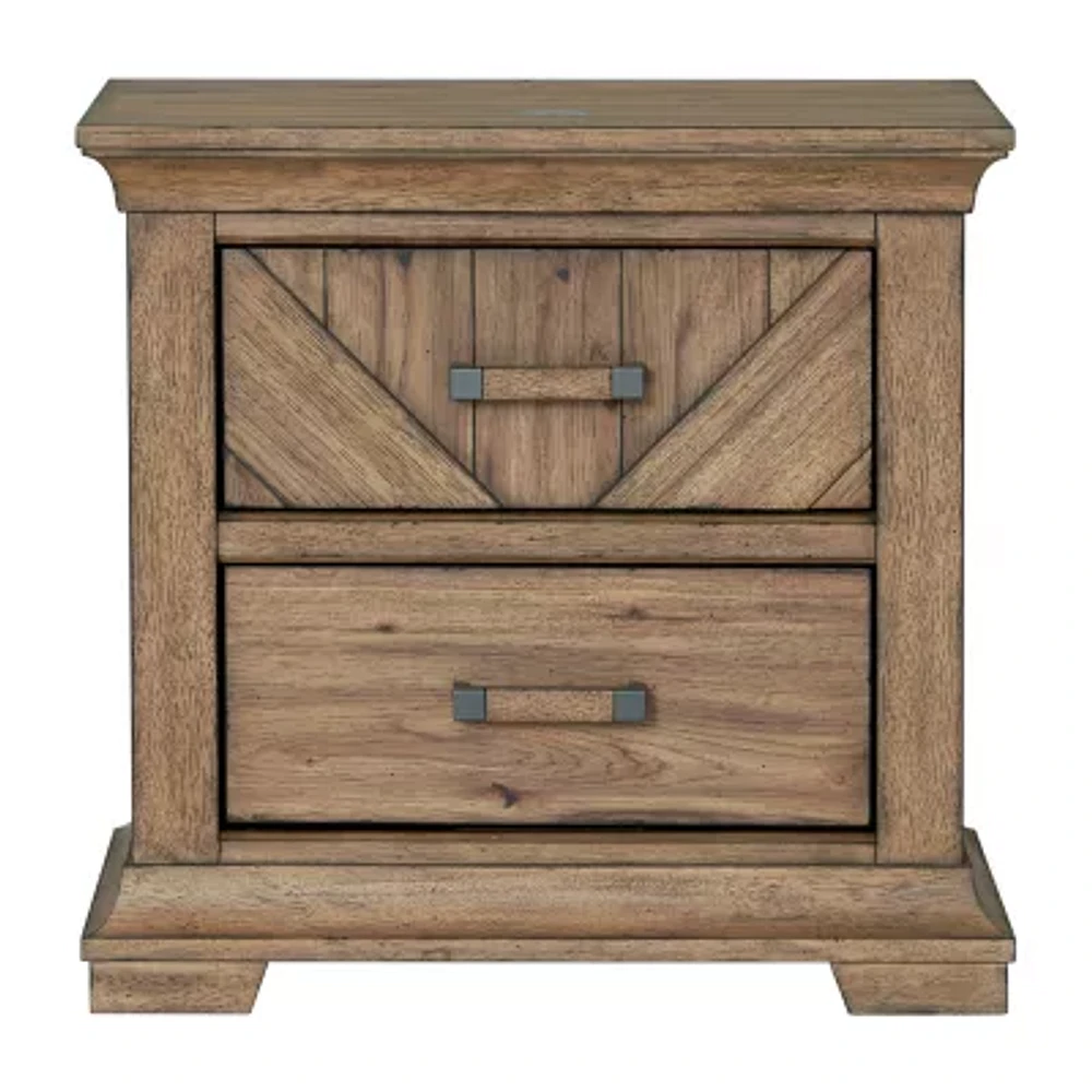 Knox 2-Drawer Nightstand