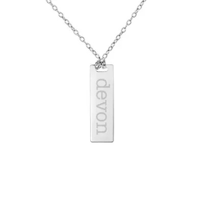 Personalized Sterling Silver Name Dog Tag