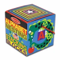 Melissa & Doug Alphabet Nesting And Stacking Blocks