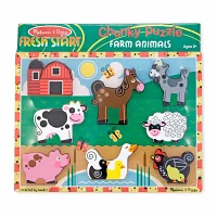 Melissa & Doug Farm Chunky Puzzle 9-pc. Non-Toxic Board Game