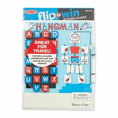 Melissa & Doug Flip To Win Hangman Board Game