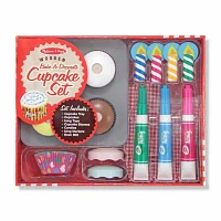 Melissa & Doug Bake & Decorate Cupcake Set