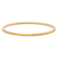 14K Gold Over Silver Bangle Bracelet