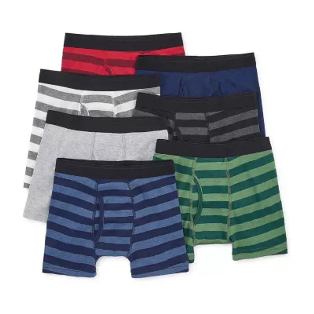 Arizona Little & Big Boys 7 Pack Boxer Briefs