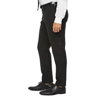 J. Ferrar Formal Mens Stretch Fabric Super Slim Fit Tuxedo Pants