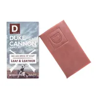 Duke Cannon Big Ass Brick Of Soap Leaf And Leather Mens Bar soap