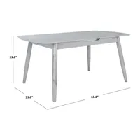 Forest Collection Rectangular Wood-Top Dining Table