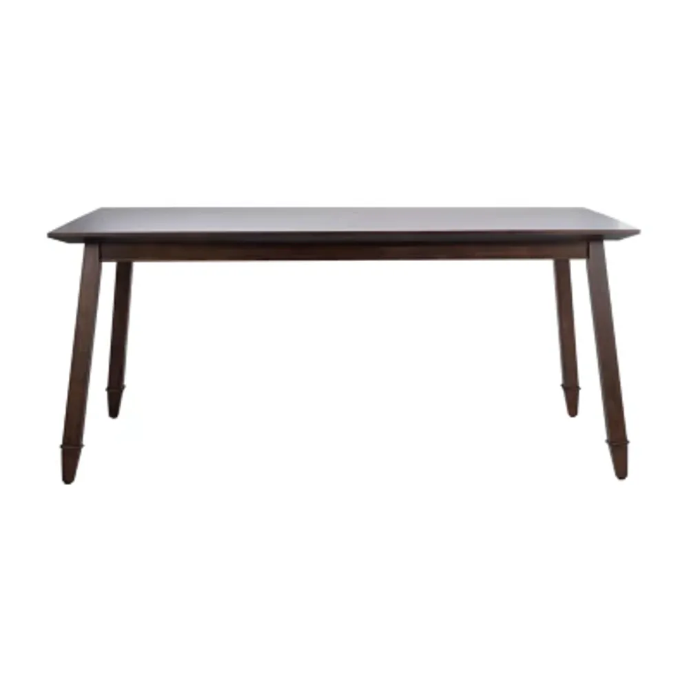 Brayson Collection Rectangular Wood-Top Dining Table