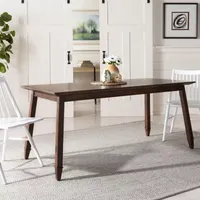 Brayson Collection Rectangular Wood-Top Dining Table