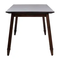 Brayson Collection Rectangular Wood-Top Dining Table