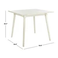 Simone Collection Square Wood-Top Dining Table