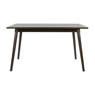 Tia Collection Rectangular Wood-Top Dining Table