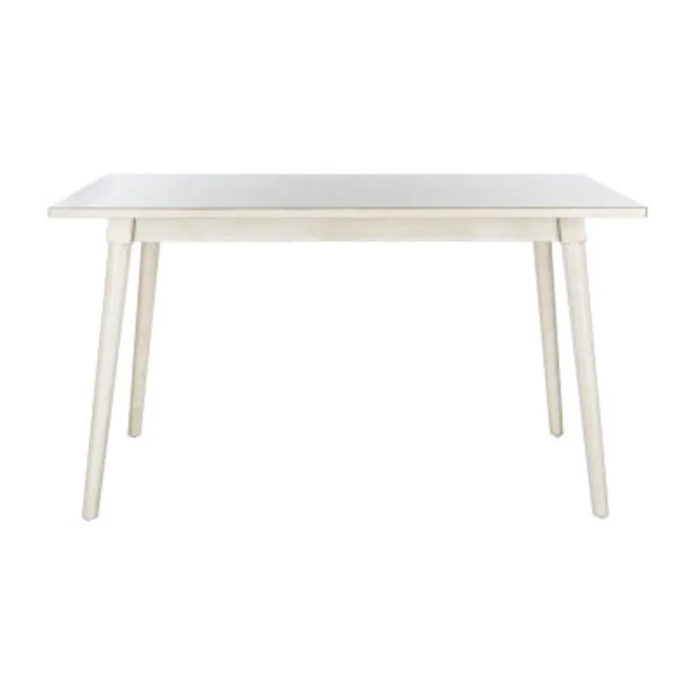 Tia Collection Rectangular Wood-Top Dining Table