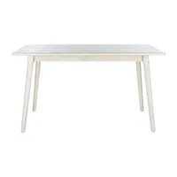 Tia Collection Rectangular Wood-Top Dining Table