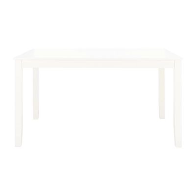 Silio Collection Rectangular Wood-Top Dining Table