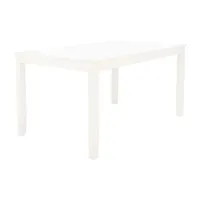 Silio Collection Rectangular Wood-Top Dining Table