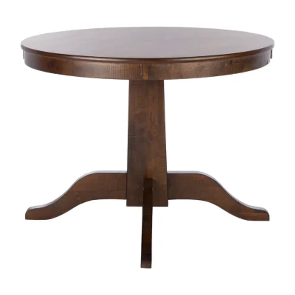 Sergio Collection Round Wood-Top Dining Table