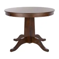 Sergio Collection Round Wood-Top Dining Table