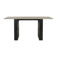 Monty Dining Collection Rectangular Wood-Top Dining Table