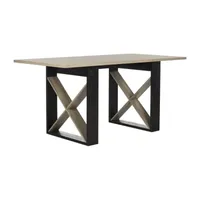 Monty Dining Collection Rectangular Wood-Top Dining Table