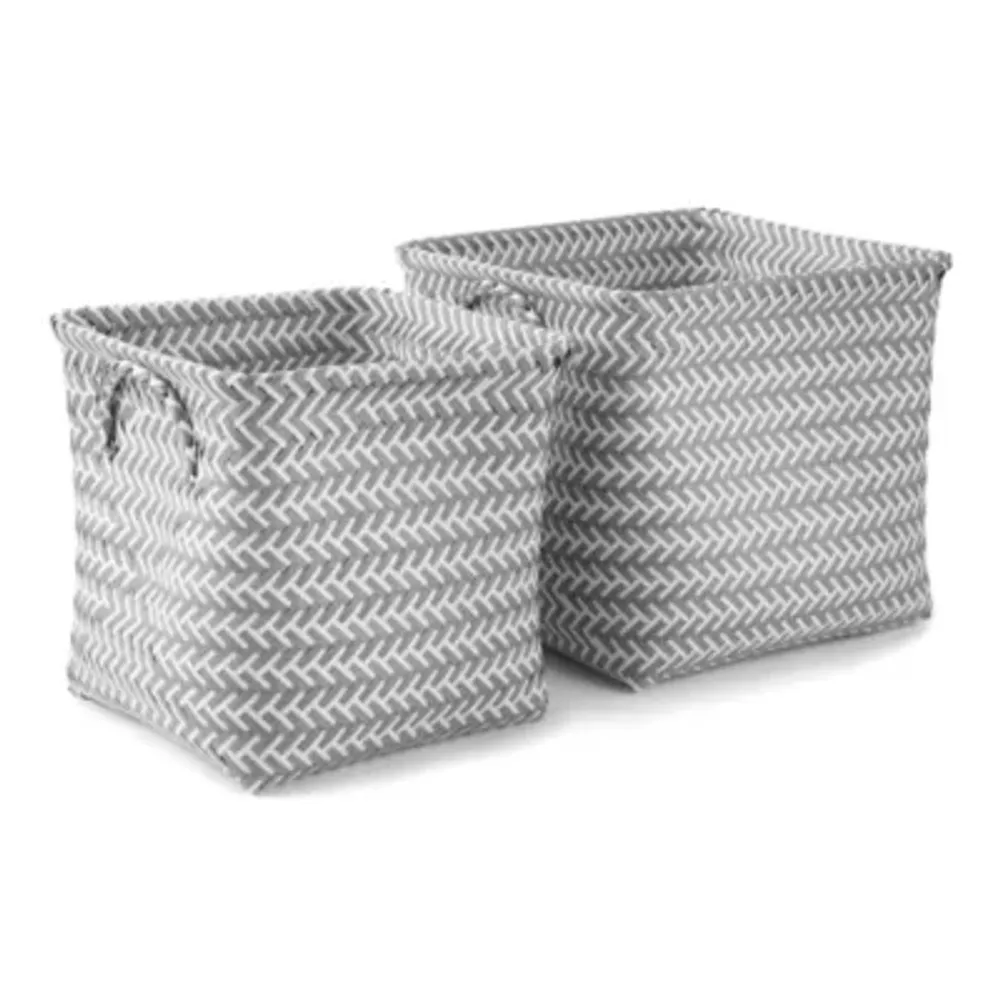 Enchante Woven Resin Decorative Storage Basket